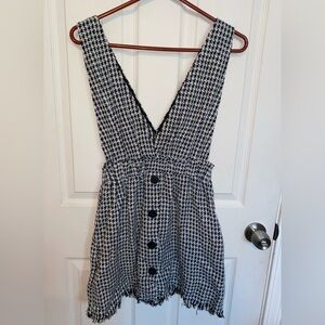 Zara Tweed Black and White Dress